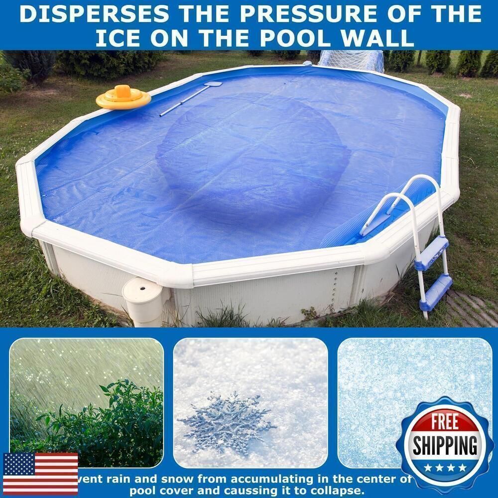 Pool Pillows for Above Ground Pools 4 x 4 ft Pool Air Pillow with Ropes PVC - Picture 5 of 5